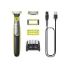 Philips | Face and Body Shaver | QP2834/20 OneBlade 360 | Operating time (max) 60 min | Wet & Dry | Lithium Ion | Black/Green