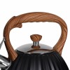 PROMIS TMC25D Kettle 3.0 l, ANTONIO, black, wooden handle