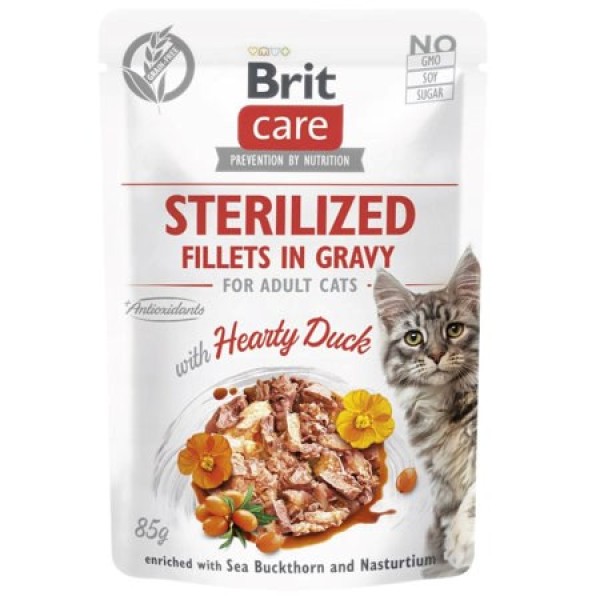 BRIT Care Cat Sterilized Hearty Duck ...