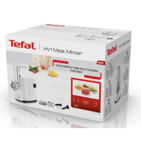 TEFAL | Meat Mincer | NE114130 | White | Number of speeds 1 | Throughput (kg/min) 1.9
