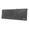 Natec Keyboard, Barracuda, US Layout, Slim | Natec | Keyboard | Barracuda | Standard | Wired | US | Black | 529 g