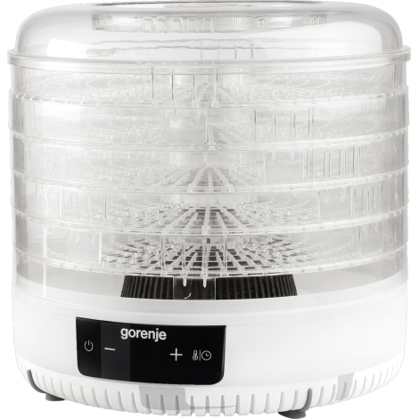 Gorenje | Food Dryer | FDK500GCW | Power 380 W | Number of trays 5 | Integrated timer | White