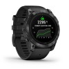 Garmin epix Pro (Gen 2) 3.56 cm (1.4") AMOLED 51 mm Digital 454 x 454 pixels Touchscreen Grey Wi-Fi GPS (satellite)
