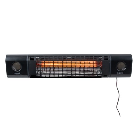 SUNRED | Heater | SOUND-2000W, Sun and Sound Ultra Wall | Infrared | 2000 W | Black | IP54