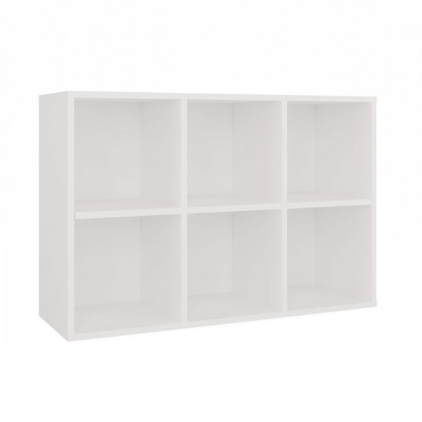 MALAX MINI 2X3 WHITE BOOKCASE