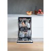 Whirlpool Dishwasher | WSIP 4O33 PFE | Built-in | Width 44.8 cm | Number of place settings 10 | Number of programs 9 | Energy efficiency class D | Display | Black