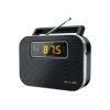 Muse | M-081R | Alarm function | 2-band PLL portable radio | Black