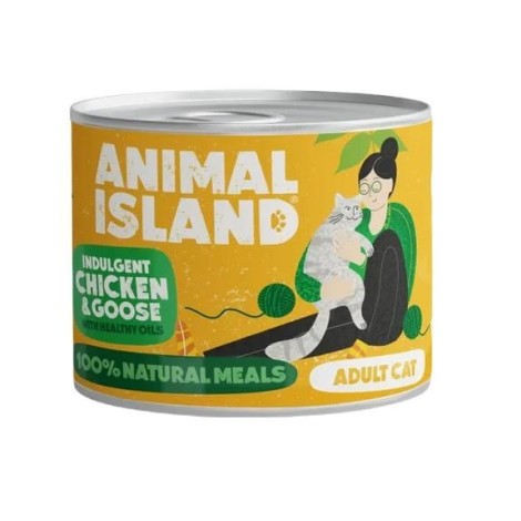 ANIMAL ISLAND Chicken and goose - wet cat food - 200g