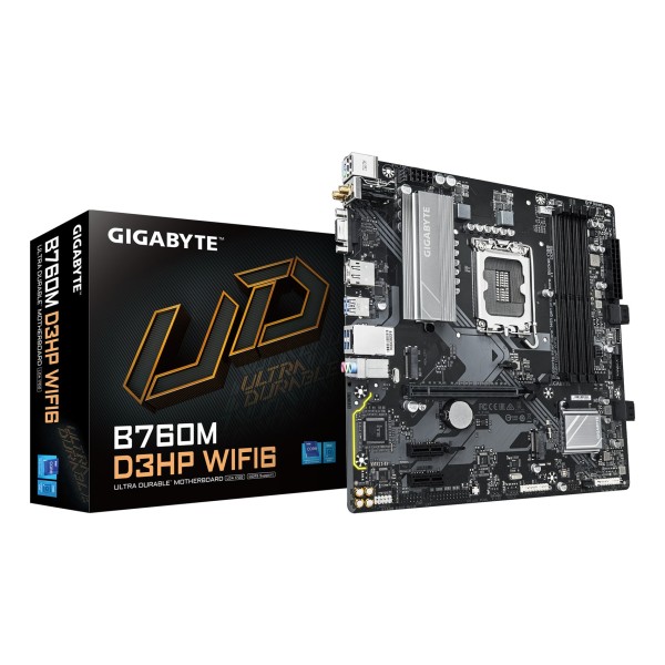 Mainboard|GIGABYTE|Intel B760 Express|LGA1700|Micro-ATX|Memory DDR5|Memory slots 4|2xPCI-Express ...