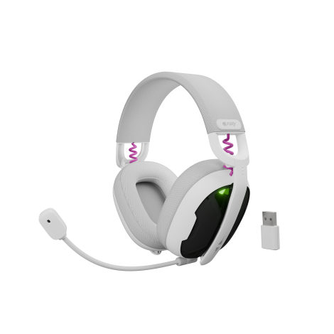 Genesis Fury Fukya F6 Gaming Headset with Microphone, White