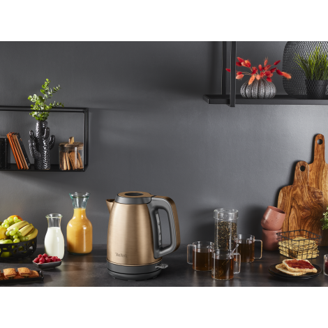 Tefal KI280G10 Coppertinto Kettle, copper/black