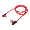 Natec Prati, Angled USB Type C to Type A Cable 1m, Red | Natec | Angled USB Type C to USB Type A | Prati | USB Type C | USB Type-A