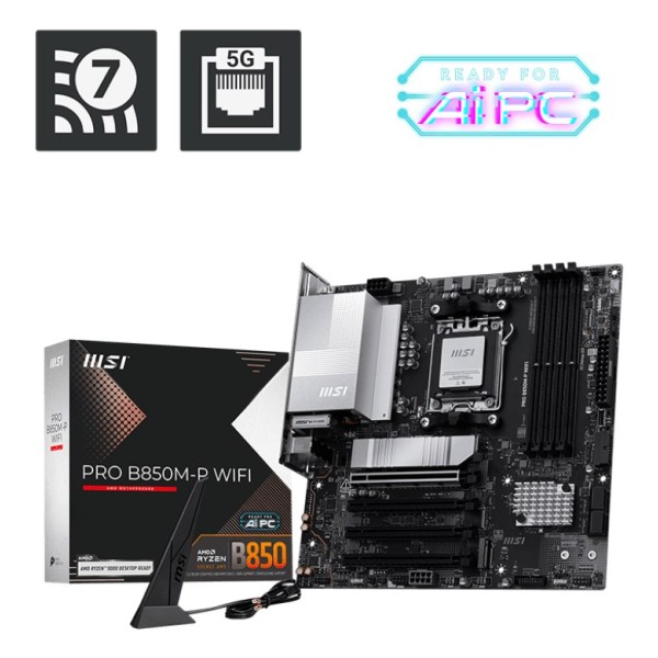 MSI PRO B850M-P WIFI AMD B850 ...