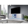 Cama TV cabinet QIU 160 MDF white gloss/white gloss