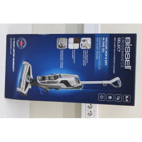SALE OUT. | Bissell Vacuum Cleaner | CrossWave C3 Select | Corded operating | Handstick | Washing function | 560 W | - V | Black/Titanium/Blue | Warranty 24 month(s) | DAMAGED PACKAGING