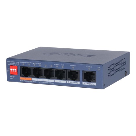 Switch|DAHUA|DH-CS4006-4ET2GT-60|Type L2|PoE ports 4|CS4006-4ET2GT-60