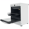 INDESIT | Cooker | IS67V8CHW/E | Hob type Vitroceramic | Oven type Electric | White | Width 60 cm | Grilling | Depth 60 cm | 69 L