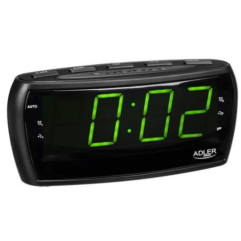Adler | Alarmclock Radio | AD 1121 | Alarm function | Black