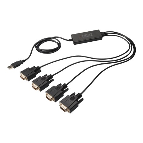 Digitus | USB 2.0 to 4xRS232 Cable | DA-70159 | USB to Serial Adapter