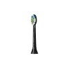 Philips | Toothbrush Heads | HX6068/13 Sonicare W2 Optimal White | Heads | For adults | Number of brush heads included 8 | Number of teeth brushing modes Does not apply | Sonic technology | Black