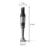 Philips 5000 series HR2684/00 blender Immersion blender 1200 W Black, Stainless steel