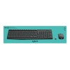 Logitech MK235 keyboard Mouse included USB QWERTY US International Grey