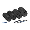 REBEL ACTIVE Hantle bitumiczne regulowane z łącznikiem 2x15 kg