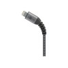 Goobay | Lightning to USB-A Textile Cable with Metal Plugs | 49268 | USB-A to Lightning