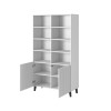 Shelving unit PAFOS 100x40x176.5 cm white matt