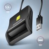 AXAGON CRE-SM3SD USB-A Smart card/ID card & SD/microSD/SIM card FlatReade