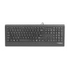 Natec Keyboard, Barracuda, US Layout, Slim | Natec | Keyboard | Barracuda | Standard | Wired | US | Black | 529 g