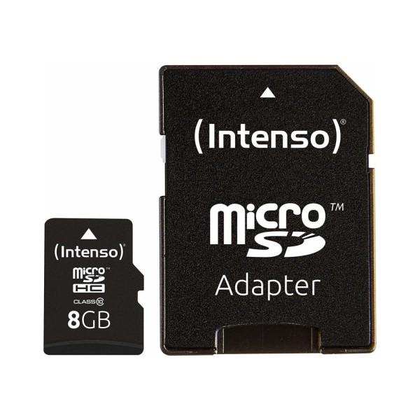 MEMORY MICRO SDHC 8GB C10/W/ADAPTER 3413460 ...