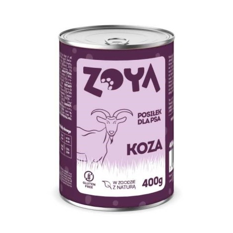 ZOYA Koza – puszka mokra karma dla psów 400g