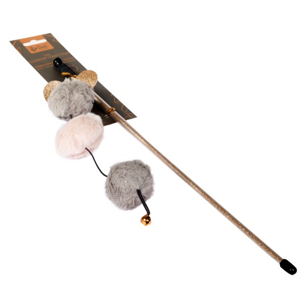 DINGO Fishing rod with pompoms - ...