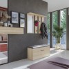 PARMA closet 100x35x180 cm, oak sonoma