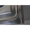 SALE OUT. Sink TREDI, top-mounted, stainless steel, with siphon set, right, 80 x 60 cm | Sourcing DENTED, SCRATCHED, MISSING SEAL RUBBER