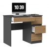 Desk MIJAS RIGHT 98x51x76 cm Anthracite/Artisan