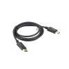 Lanberg CA-DPDP-10CC-0018-BK DisplayPort cable 1.8 m Black