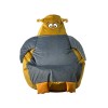 Sako bag pouffe Sowa gold-grey XL 130 x 90 cm