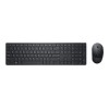 Dell KM5221W Pro | Keyboard and Mouse Set | Wireless | Ukrainian | Black | 2.4 GHz