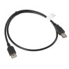 Lanberg CA-USBE-10CC-0007-BK USB cable USB 2.0 0.7 m USB A Black