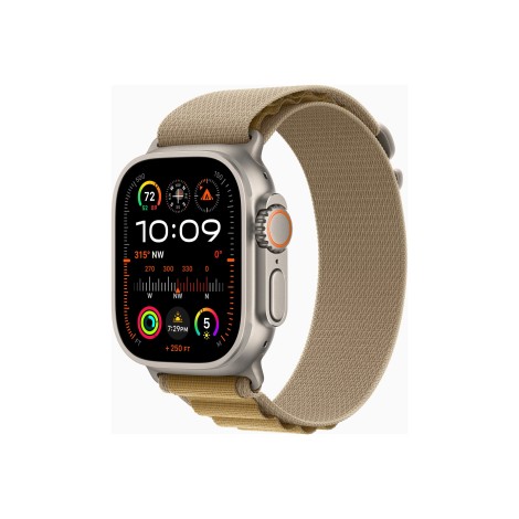Apple Watch Ultra 2 | Smart watch | GPS (satellite) | Always-On Retina display | 49mm | Natural Titanium