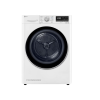 LG RH90V9AV4N Dryer Machine, C, Front loading, 9 kg, LED, Depth 66 cm, Wi-Fi, White | LG