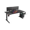 Genesis | Modular Gaming Desk | Holm 160 RGB | Anthracite Black