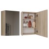 Topeshop POLA 1DL SONOMA bathroom storage cabinet Oak, Wood