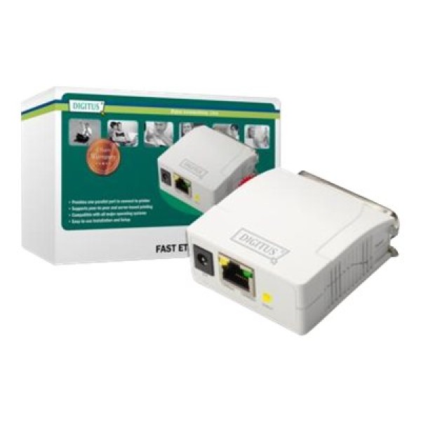 Digitus | Fast Ethernet Print Server, ...