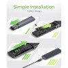 Raidsonic | M.2 NVMe and SATA SSD Enclosure via USB Type-C | IB-1808MCT-CU31