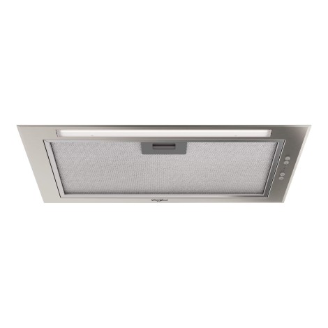 Whirlpool WCTH 63F LEB X Hood, Built-in, Width 51.4 cm, B, Max 435 m³/h, LED, Stainless steel | Whirlpool
