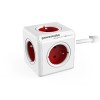 Allocacoc 2304/FREXPC power extension 3 m 5 AC outlet(s) Indoor Red, White