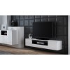 Cama TV stand VIVA 180 white/white gloss + black